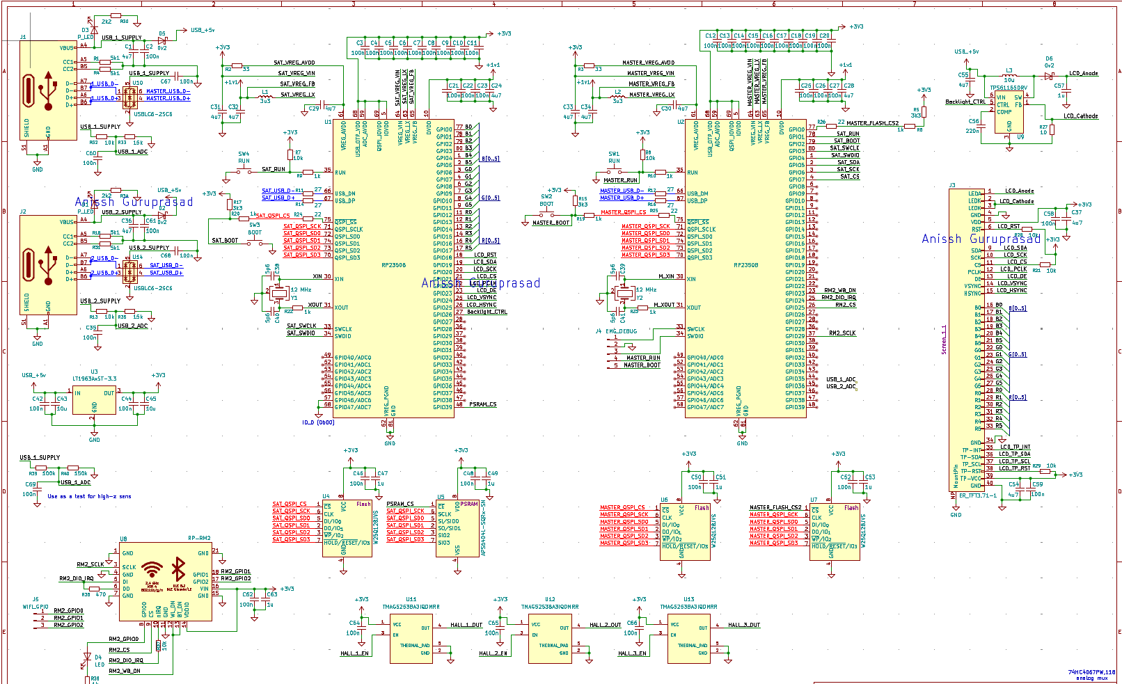 Test Board In-Progress Schematic